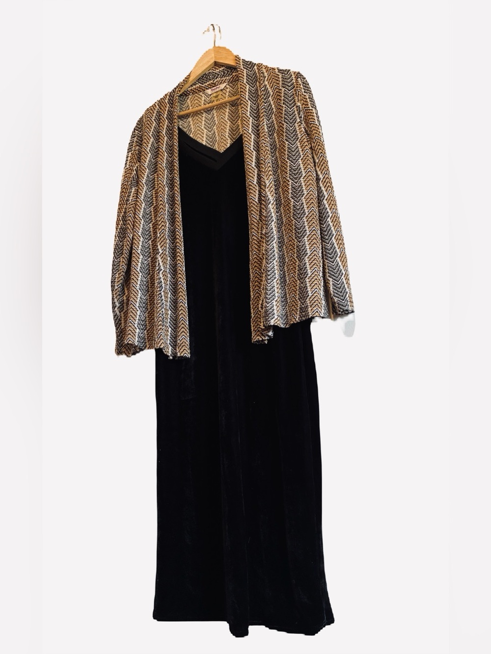 Black Velvet MIDI Dress NWT